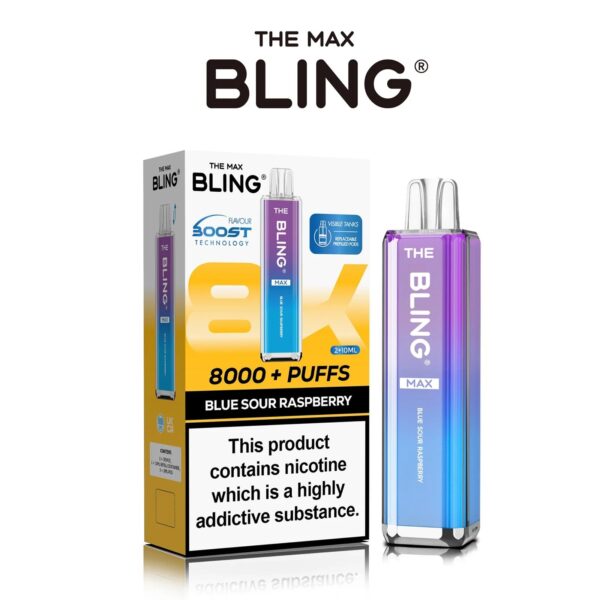 THE CRYSTAL BLING MAX 8000 PREFILLED POD VAPE KIT 20MG - Image 20