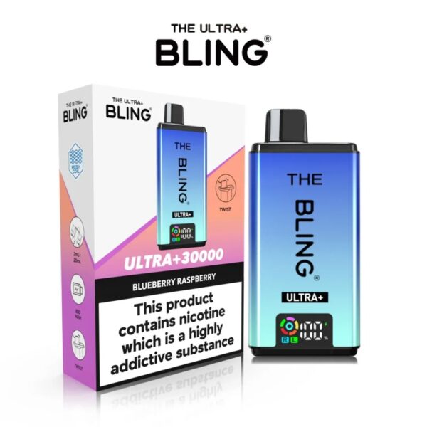 THE BLING ULTRA+ 30K PREFILLED POD VAPE KIT 20MG - Image 24