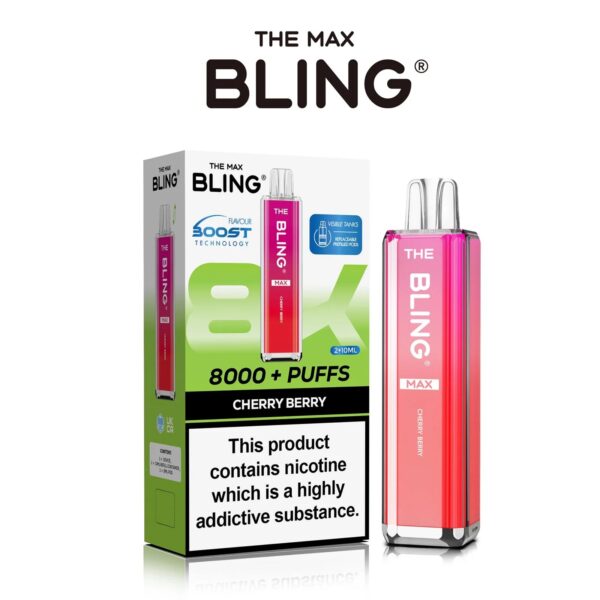 THE CRYSTAL BLING MAX 8000 PREFILLED POD VAPE KIT 20MG - Image 24