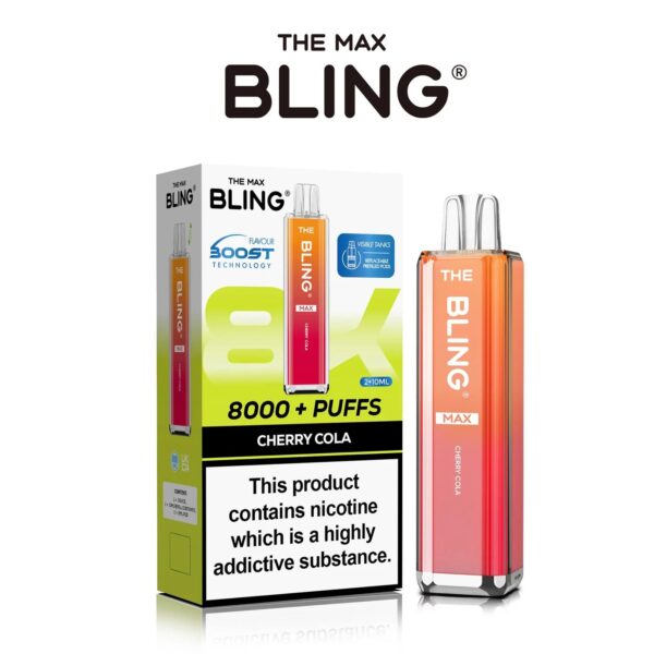 THE CRYSTAL BLING MAX 8000 PREFILLED POD VAPE KIT 20MG - Image 26