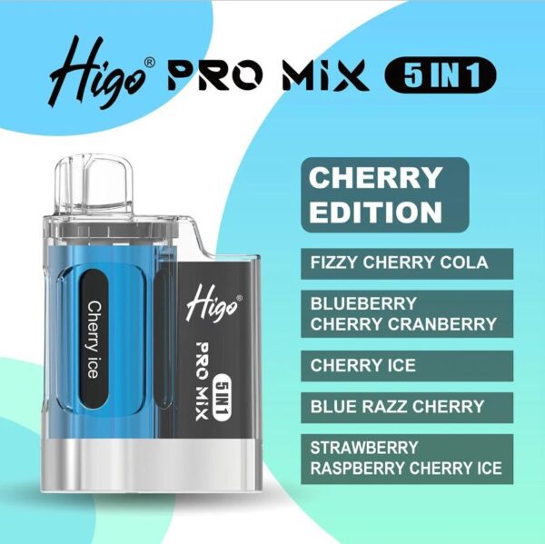 HIGO PRO MIX 5 IN 1 PREFILLED POD VAPE KIT 20MG - Image 4