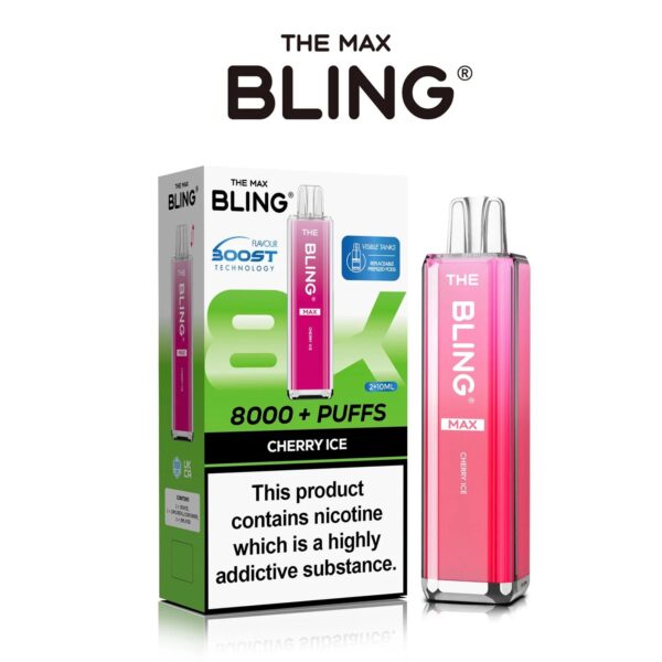 THE CRYSTAL BLING MAX 8000 PREFILLED POD VAPE KIT 20MG - Image 28