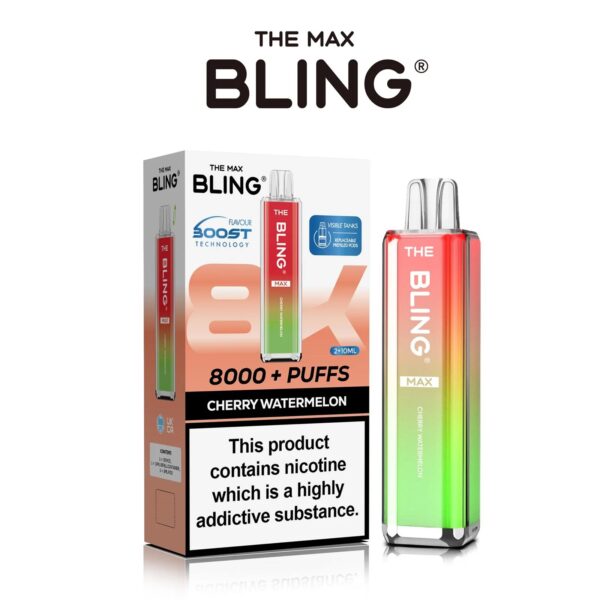 THE CRYSTAL BLING MAX 8000 PREFILLED POD VAPE KIT 20MG - Image 30
