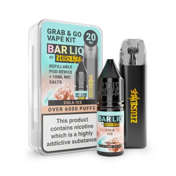 ZEUS JUICE GRAB AND GO STARTER KIT AND BAR LIQ SALT COMBO PACK - Image 5