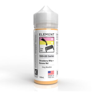 STRAWBERRY WHIP & BANANA NUT 100ML E LIQUID ELEMENT