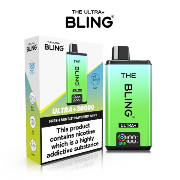 THE BLING ULTRA+ 30K PREFILLED POD VAPE KIT 20MG - Image 34
