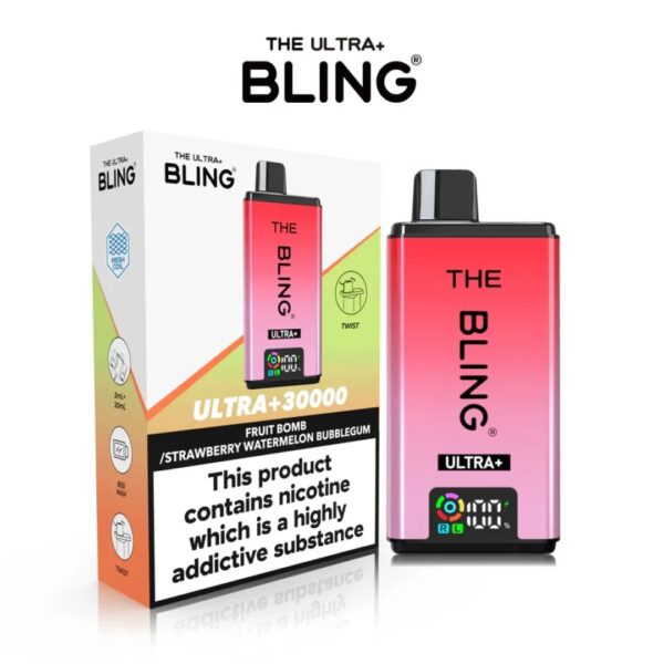 THE BLING ULTRA+ 30K PREFILLED POD VAPE KIT 20MG - Image 36