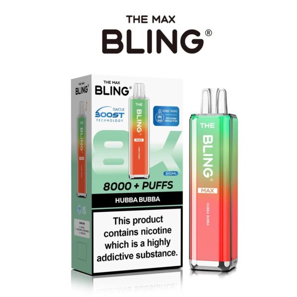THE CRYSTAL BLING MAX 8000 PREFILLED POD VAPE KIT 20MG - Image 38