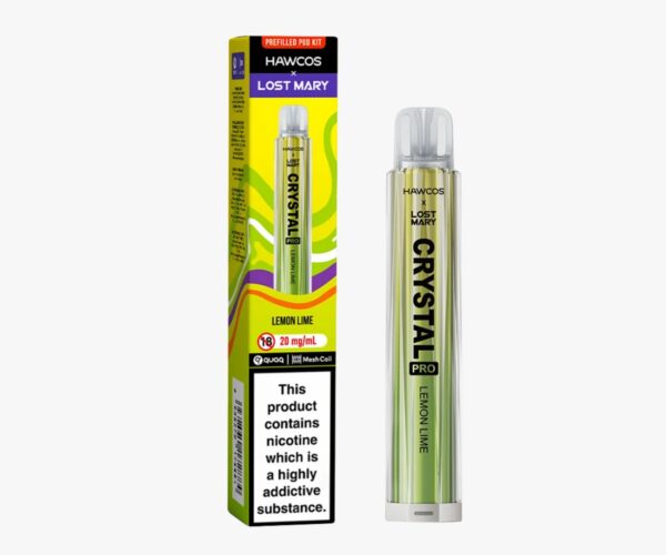 HAWCOS X LOST MARY CRYSTAL PRO 600 PREFILLED POD VAPE KIT 20MG - Image 28