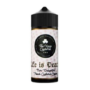 LIFE IS PEACHY 100ML E LIQUID THE KINGS CUSTARD
