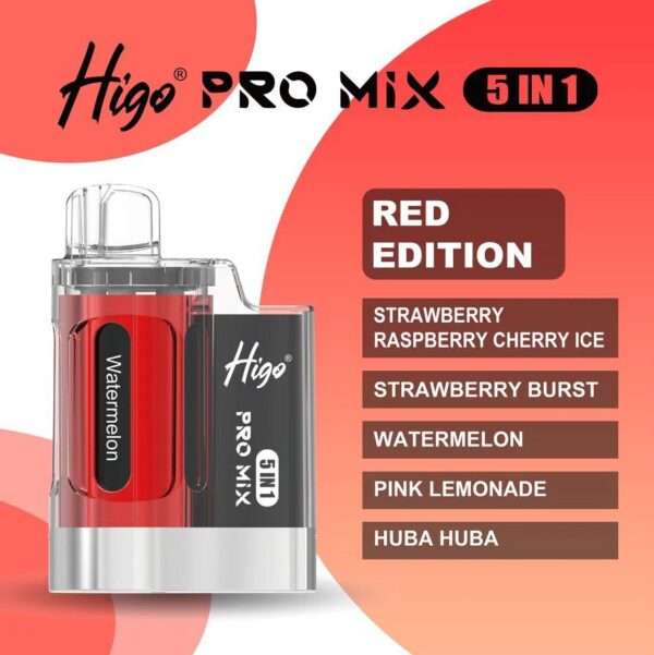HIGO PRO MIX 5 IN 1 PREFILLED POD VAPE KIT 20MG - Image 16
