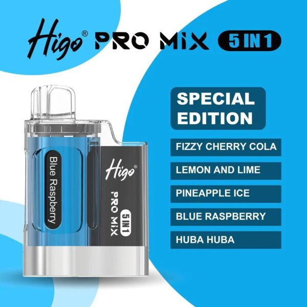HIGO PRO MIX 5 IN 1 PREFILLED POD VAPE KIT 20MG - Image 18