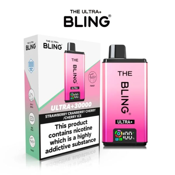 THE BLING ULTRA+ 30K PREFILLED POD VAPE KIT 20MG - Image 6