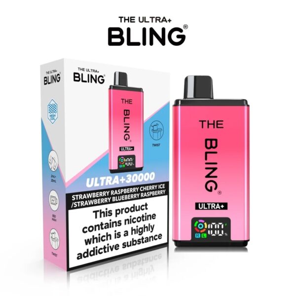 THE BLING ULTRA+ 30K PREFILLED POD VAPE KIT 20MG - Image 10