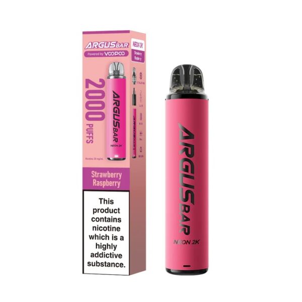 VOOPOO ARGUS BAR NEON 2K PREFILLED POD VAPE KIT 20MG - Image 16