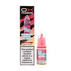 STRAWBERRY VANILLA ICE CREAM 10ML NIC SALT OX PASSION