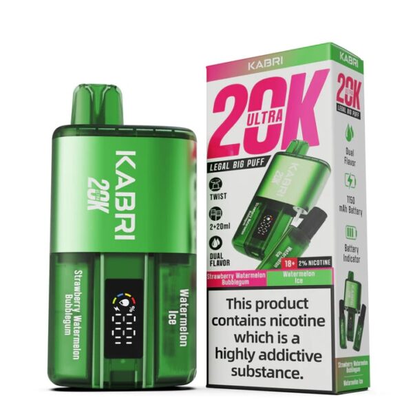 KABRI 20K ULTRA PREFILLED POD VAPE KIT 20MG - Image 24