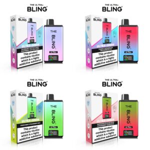 THE BLING ULTRA+ 30K PREFILLED POD VAPE KIT 20MG