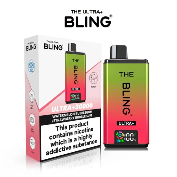 THE BLING ULTRA+ 30K PREFILLED POD VAPE KIT 20MG - Image 12