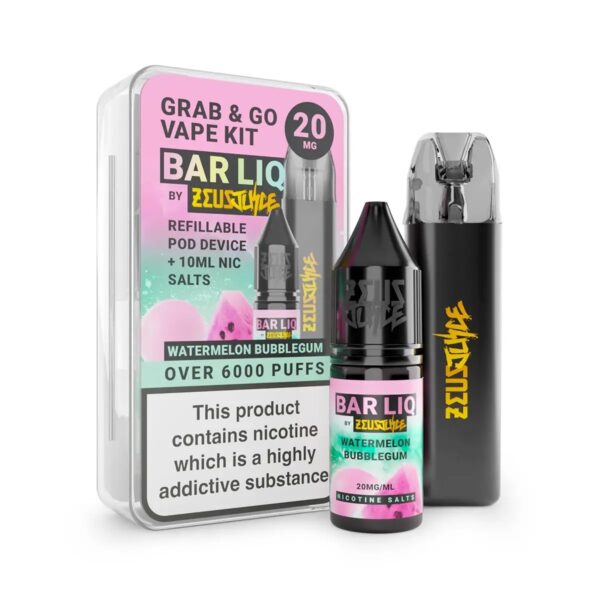 ZEUS JUICE GRAB AND GO STARTER KIT AND BAR LIQ SALT COMBO PACK - Image 11