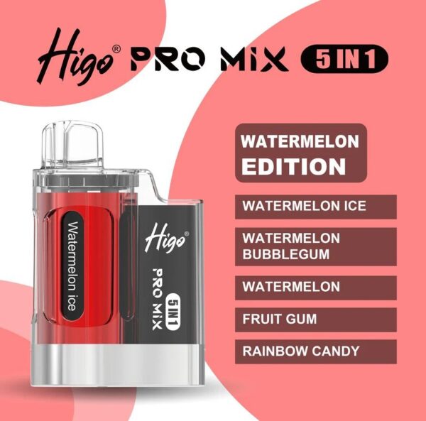 HIGO PRO MIX 5 IN 1 PREFILLED POD VAPE KIT 20MG - Image 20