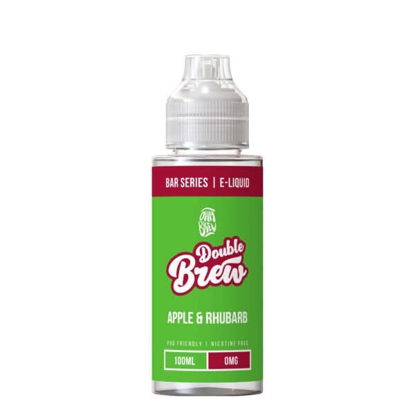 APPLE & RHUBARB 100ML E LIQUID DOUBLE BREW BAR SERIES