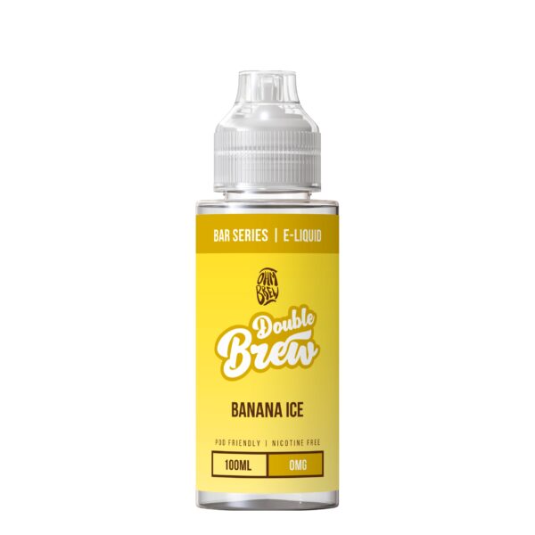 BANANA ICE 100ML E LIQUID DOUBLE BREW BAR SERIES