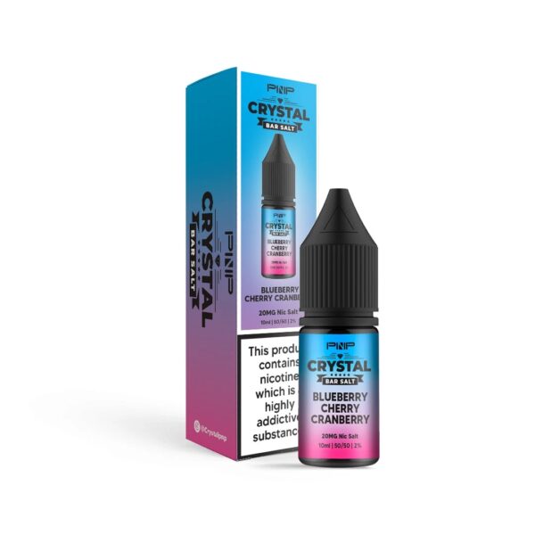 BLUEBERRY CHERRY CRANBERRY 10ML NIC SALT PNP CRYSTAL BAR SALT