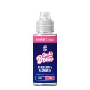 BLUEBERRY & RASPBERRY 100ML E LIQUID DOUBLE BREW BAR SERIES