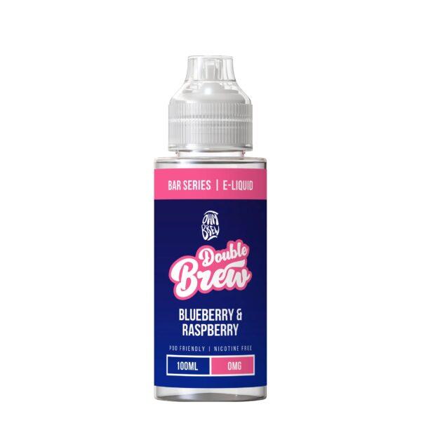 BLUEBERRY & RASPBERRY 100ML E LIQUID DOUBLE BREW BAR SERIES
