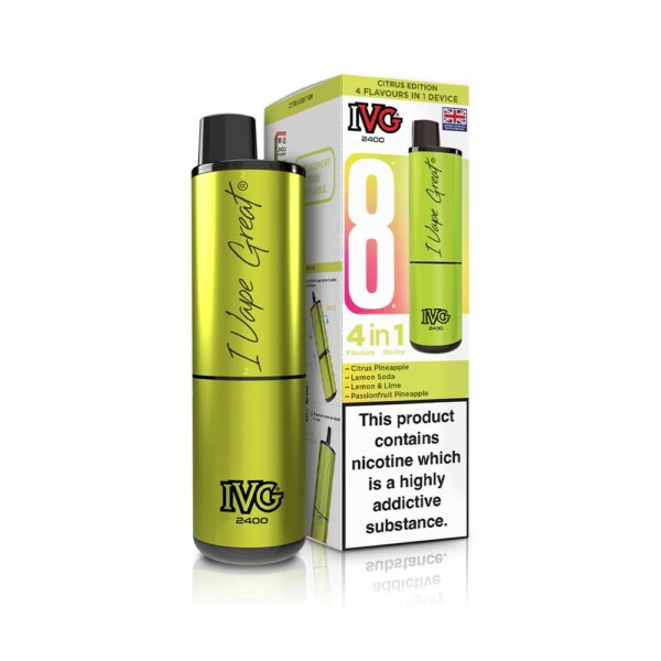 IVG 2400 PREFILLED POD VAPE KIT 20MG - Image 2