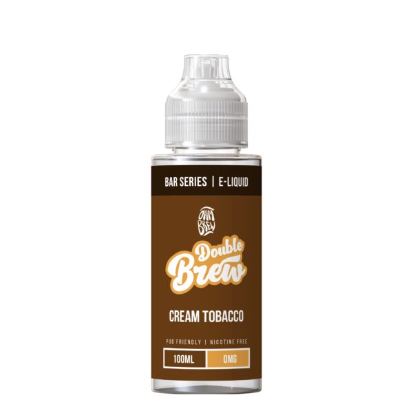 CREAM TOBACCO 100ML E LIQUID DOUBLE BREW BAR SERIES