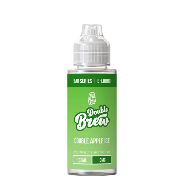 DOUBLE APPLE ICE 100ML E LIQUID DOUBLE BREW BAR SERIES