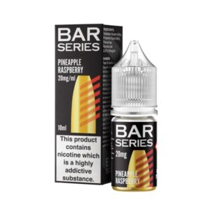 PINEAPPLE RASPBERRY BAR SERIES 10ML NIC SALT MAJOR FLAVOUR