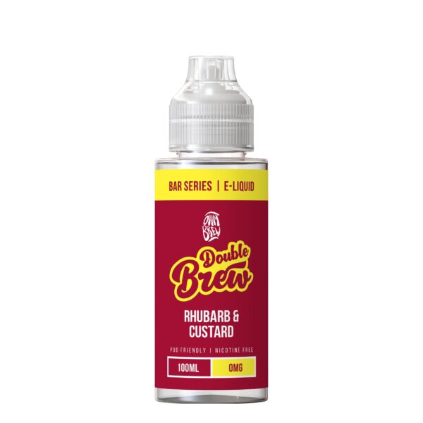 RHUBARB & CUSTARD 100ML E LIQUID DOUBLE BREW BAR SERIES