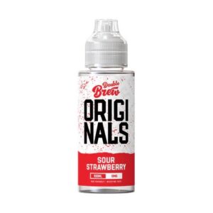 SOUR STRAWBERRY 100ML E LIQUID DOUBLE BREW ORIGINALS