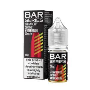 STRAWBERRY COCONUT WATERMELON BAR SERIES 10ML NIC SALT MAJOR FLAVOUR