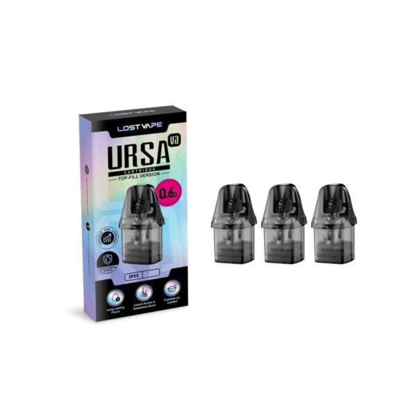 LOST VAPE URSA V3 REPLACEMENT PODS (3 PACK) - Image 3