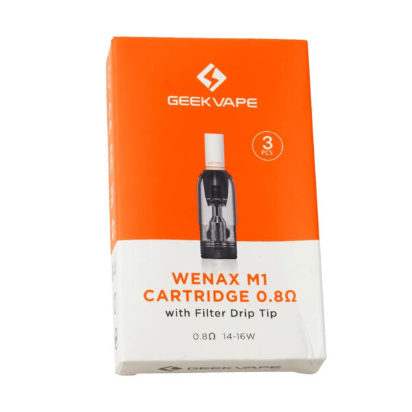 GEEKVAPE WENAX M1 CARTRIDGE WITH FILTER DRIP TIP (3 PACK) - Image 2