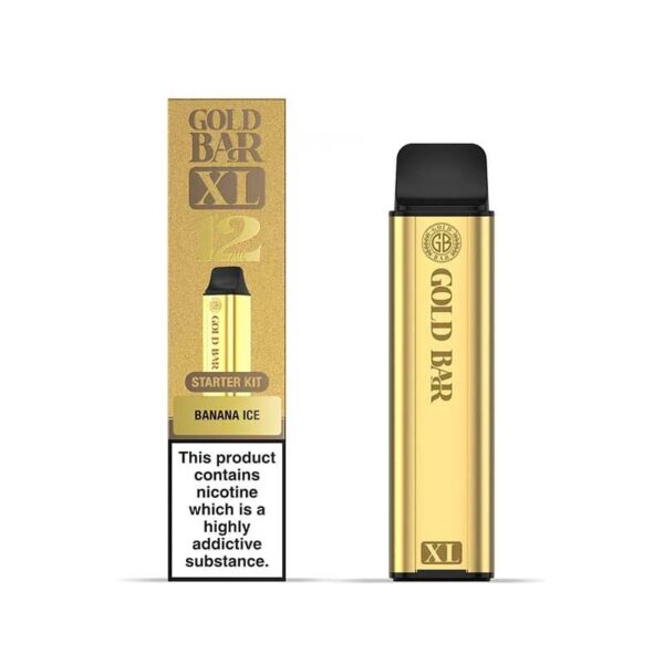 GOLD BAR XL 10K PREFILLED POD VAPE KIT 20MG - Image 8