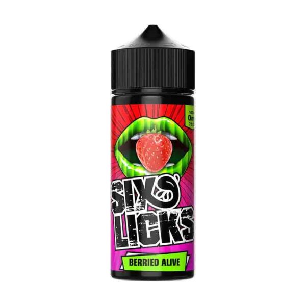 BERRIED ALIVE 100ML E LIQUID SIX LICKS