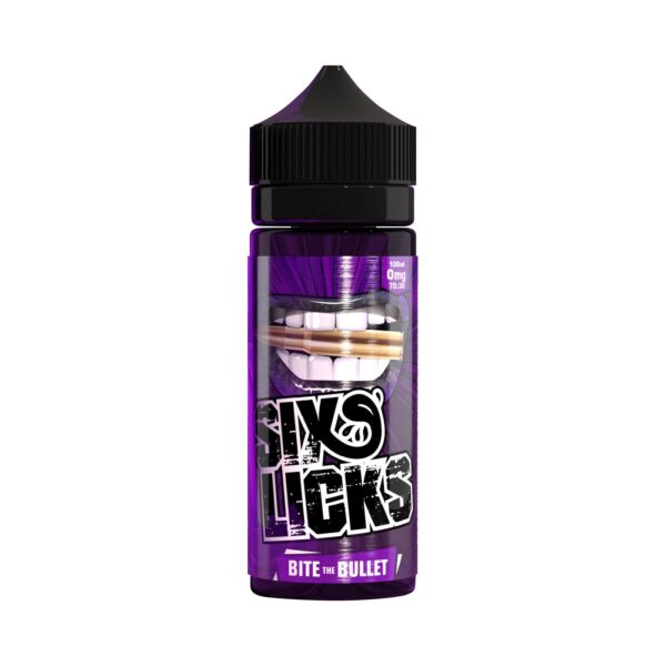 BITE THE BULLET 100ML E LIQUID SIX LICKS