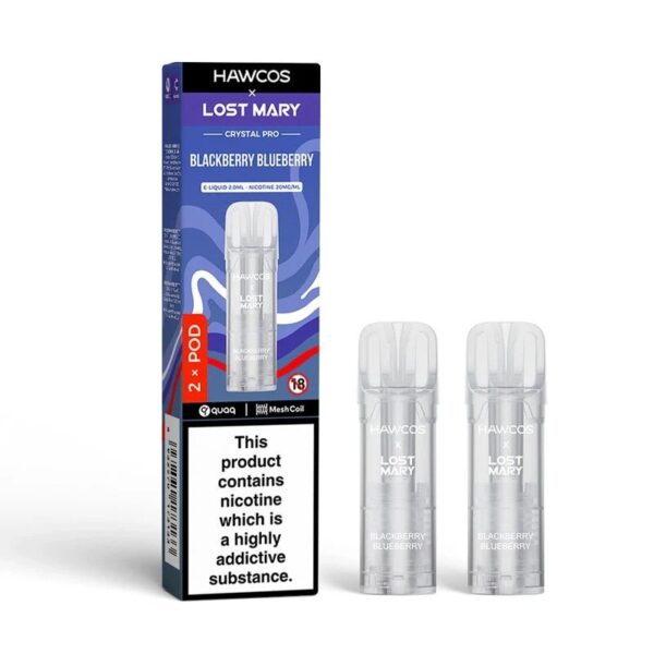 HAWCOS X LOST MARY CRYSTAL PRO 600 PREFILLED PODS 20MG (2 PACK) - Image 2