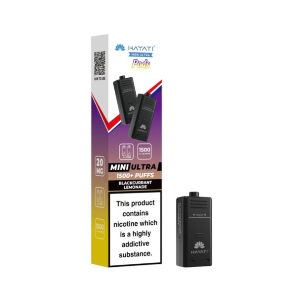 HAYATI MINI ULTRA 1500 PREFILLED PODS 20MG (2 PACK) - Image 2
