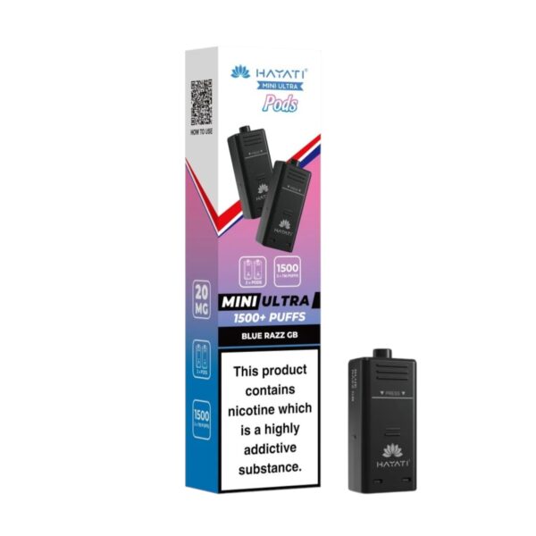 HAYATI MINI ULTRA 1500 PREFILLED PODS 20MG (2 PACK) - Image 4