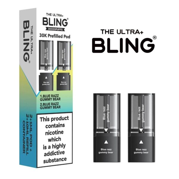 THE BLING ULTRA+ 30K PREFILLED PODS 20MG (2 PACK) - Image 5