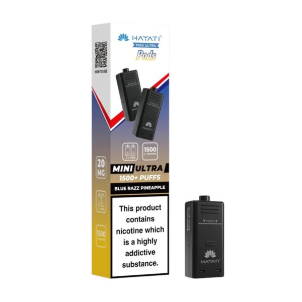 HAYATI MINI ULTRA 1500 PREFILLED PODS 20MG (2 PACK) - Image 5