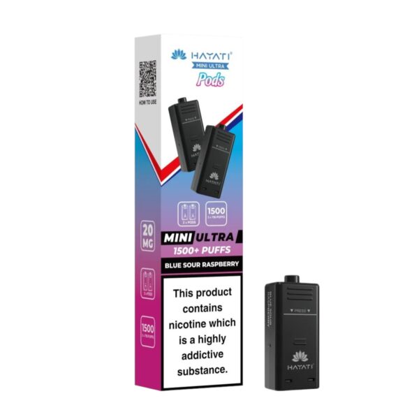 HAYATI MINI ULTRA 1500 PREFILLED PODS 20MG (2 PACK) - Image 6
