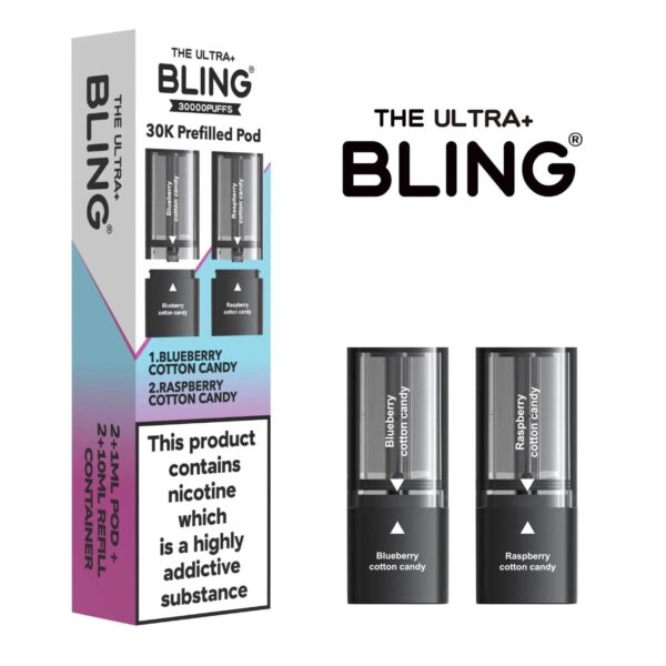 THE BLING ULTRA+ 30K PREFILLED PODS 20MG (2 PACK) - Image 6