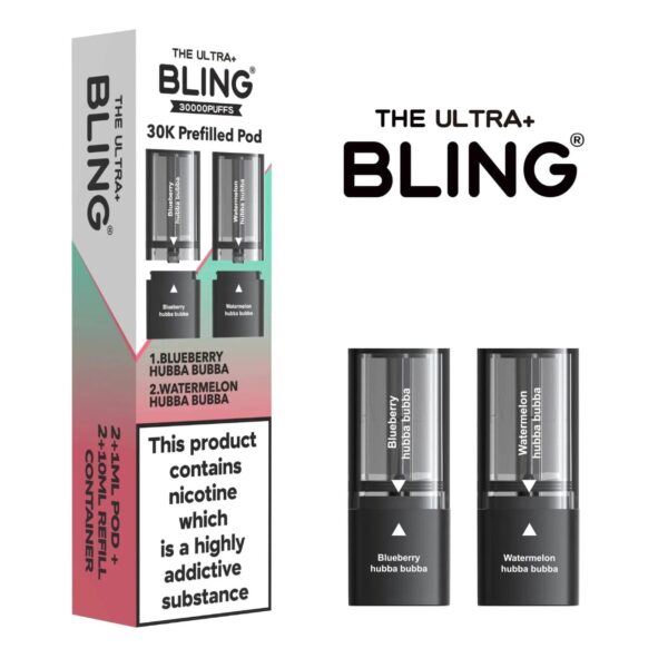 THE BLING ULTRA+ 30K PREFILLED PODS 20MG (2 PACK) - Image 7